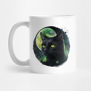 Watercolor cat art Mug